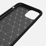 Husa Carbon, iPhone 12/12 PRO, Negru