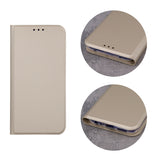Husa Tip Carte, Smart Skin, Samsung Galaxy J5 2016, Auriu