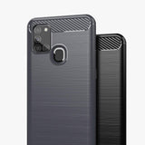 Husa Carbon, Samsung Galaxy A21s, Negru
