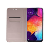 Husa Tip Carte, Smart Skin, Samsung Galaxy A51, Rose Gold