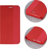 Husa Tip Carte, Smart Senso, Samsung Galaxy A10,Rosu