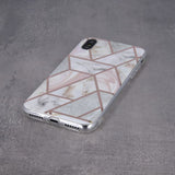 Husa Silicon, Geometric, Samsung Galaxy A71, Roz