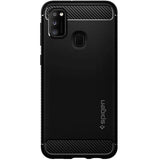 Husa Antisoc Spigen, Samsung Galaxy M21/M30S, Negru