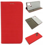 Husa Tip Carte, Smart Magnetic, Samsung Galaxy A21S, Rosu