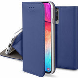 Husa Tip Carte, Smart Magent, Samsung Galaxy A21S, Albastru Inchis