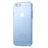 Husa Silicon Haweel, iPhone 6 Plus, Albastru-Transparent