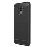 Husa Carbon, Samsung Galaxy A8, Negru