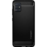 Husa Silicon Antisoc, Spigen, Samsung Galaxy M31S, Negru