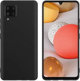 Husa Silicon TPU Matte, Samsung Galaxy A42 5G, Negru