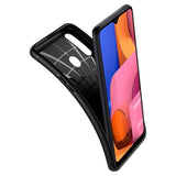 Husa Antisoc Spigen, Samsung Galaxy A20S, Negru