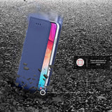 Husa Tip Carte, Samsung Galaxy A51, Albastru