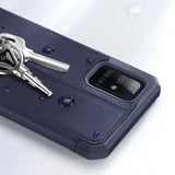 Husa Tip Carte, Duc Ducis, Samsung Galaxy A51 5G, Albastru Inchis