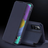 Husa Tip Carte, Duc Ducis, Samsung Galaxy A51 5G, Albastru Inchis