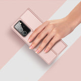 Husa Tip Carte, Dux Ducis Samsung Galaxy Note 20 Ultra, Roz