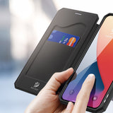 Husa Tip Carte, Dux Ducis, iPhone 12 Pro Max, Negru