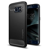 Husa Antisoc Spigen, Samsung Galaxy S7 Edge, Negru