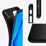 Husa Antisoc, Spigen, Huawei P40 Lite, Negru