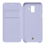 Husa Originala, Tip Carte, Samsung Galaxy A6, Mov