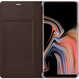 Husa Tip Carte de Piele, Samsung Galaxy Note 9, Originala, Maro