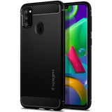 Husa Antisoc Spigen, Samsung Galaxy M21/M30S, Negru