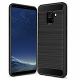 Husa Carbon, Samsung Galaxy A8, Negru