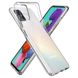 Husa Antisoc, Spigen, Samsung Galaxy A51, Transparenta