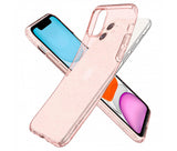 Husa Antisoc, Spigen, iPhone 11, Roz cu Sclipici
