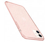 Husa Antisoc, Spigen, iPhone 11, Roz cu Sclipici