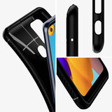 Husa Antisoc Spigen, Samsung Galaxy A21S, Negru