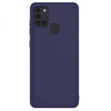 Husa Matt TPU Samsung Galaxy A21S, Albastru