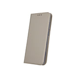 Husa Tip Carte, Smart Skin, Samsung Galaxy M21, Auriu