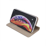 Husa Tip Carte, Smart Senso, Samsung Galaxy A40, Auriu