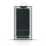 Husa Tip Carte, Piele Intoarsa, Samsung Galaxy A71, Negru