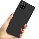 Husa Silicon TPU Matte, Samsung Galaxy A42 5G, Negru