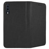 Husa Tip Carte, Piele Originla, Samsung Galaxy A70, Negru