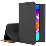 Husa Tip Carte, Piele Originla, Samsung Galaxy A70, Negru
