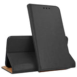Husa Tip Carte, Piele Originla, Samsung Galaxy A70, Negru