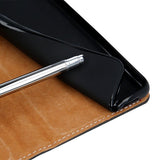 Husa Tip Carte, Piele Originla, Samsung Galaxy A70, Negru