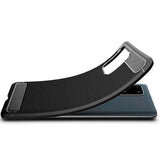 Husa Carbon, Samsung Galaxy Note 10 Lite, Negru