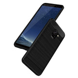 Husa Carbon, Samsung Galaxy A8, Negru