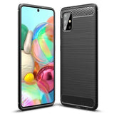 Husa Carbon, Samsung Galaxy A51, Negru