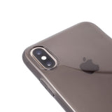 Husa Silicon, iPhone XR, Transparent-negru
