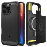 Husa iPhone 16 Pro Spigen Rugged Armor MagFIT