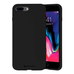 Husa Silicon Mercury, iPhone 7/8 Plus, Negru