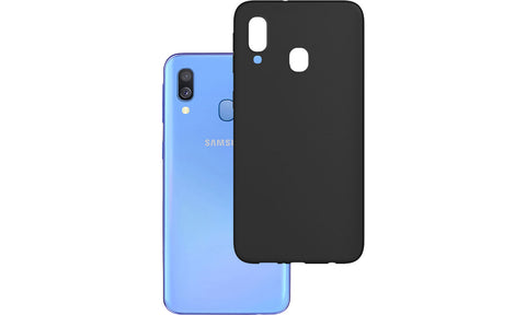 Husa Silicon 3MK, Samsung Galaxy A40, Negru