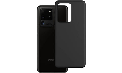 Husa Silicon 3MK, Samsung Galaxy S20 Ultra, Negru