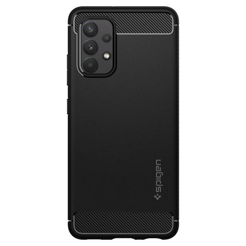 Husa Antisoc, Spigen, Rugged Armor, Samsung Galaxy A72, Negru