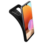 Husa Antisoc, Spigen, Rugged Armor, Samsung Galaxy A72, Negru