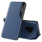 Husa Tip Carte, Techsuit, Samsung Galaxy S9 Plus, Albastru Inchis