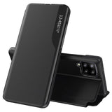 Husa Tip Carte, Techsuit, Samsung Galaxy A12, Negru